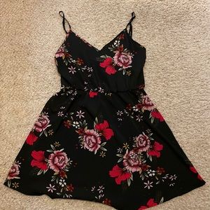 Floral Spaghetti Strap Dress